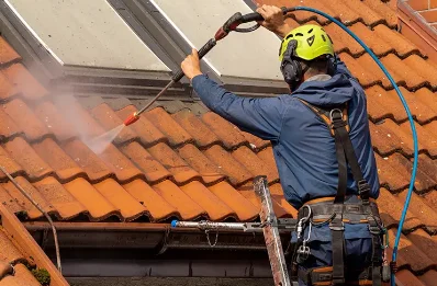 Démoussage et hydrofuge de toiture à Penta-Acquatella